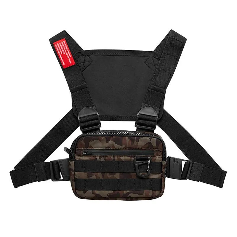 Multi Functional Tactical Chest Bag For Men Reflective Safety