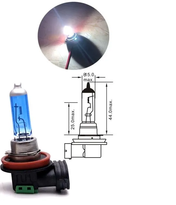 10pcs H16 Halogéneo Nevoeiro Lâmpadas Super Branco 12V 19W 55W Lâmpada de Carro de Alta Qualidade