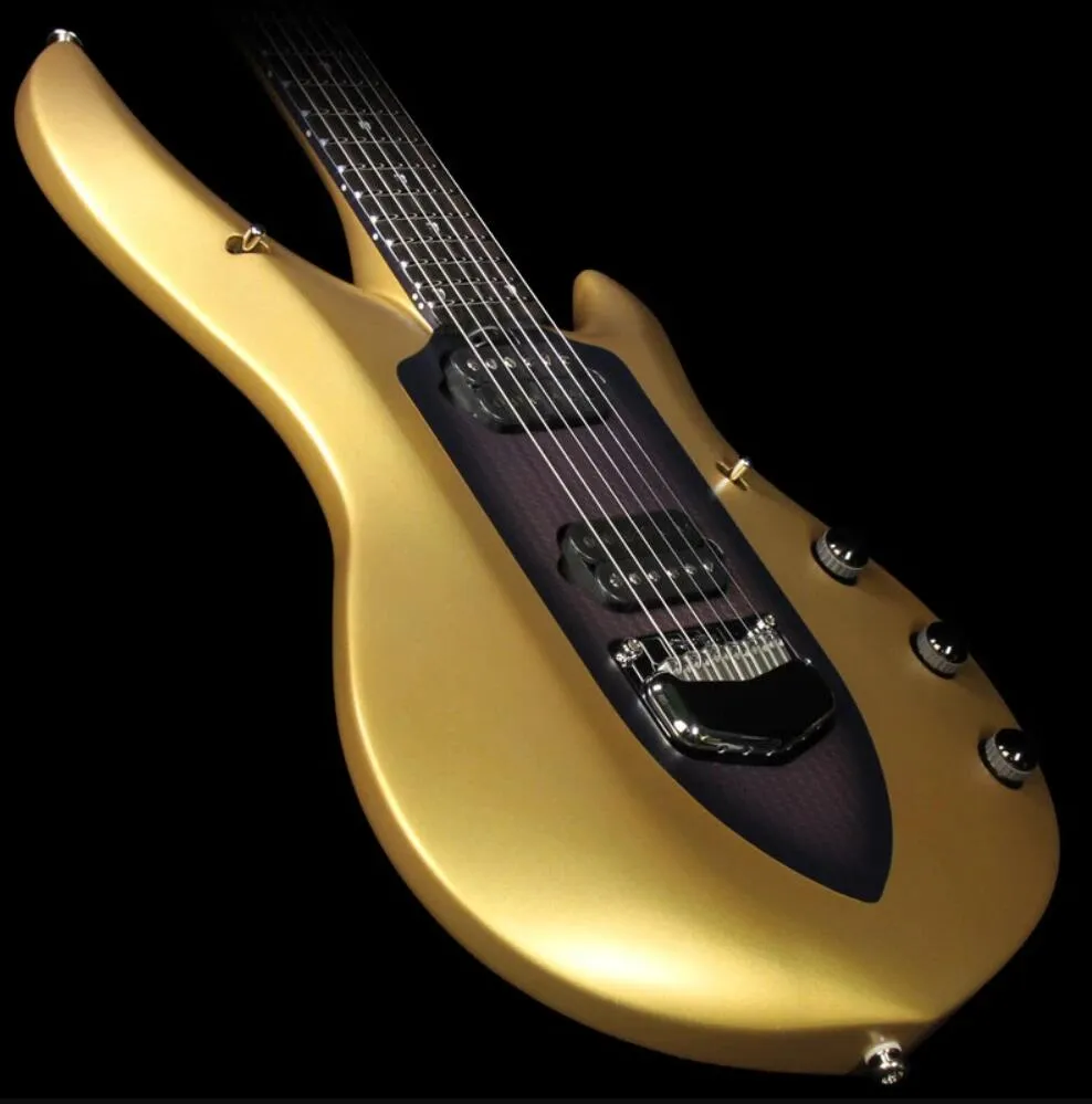 6 Strings John Petrucci Majesty Gold Mine (Black Center) Electric Guitar Tremolo Bridge & Whammy Bar