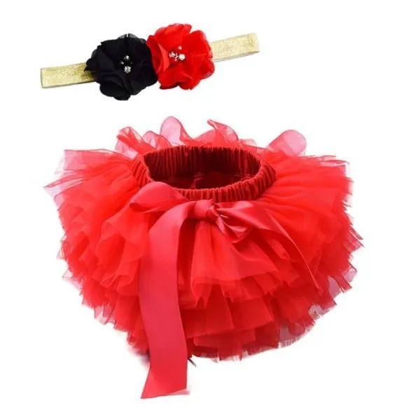 tutus for babies newborn baby solid color tutu skrits with flower headband set infant party birthday dress toddler boutiques