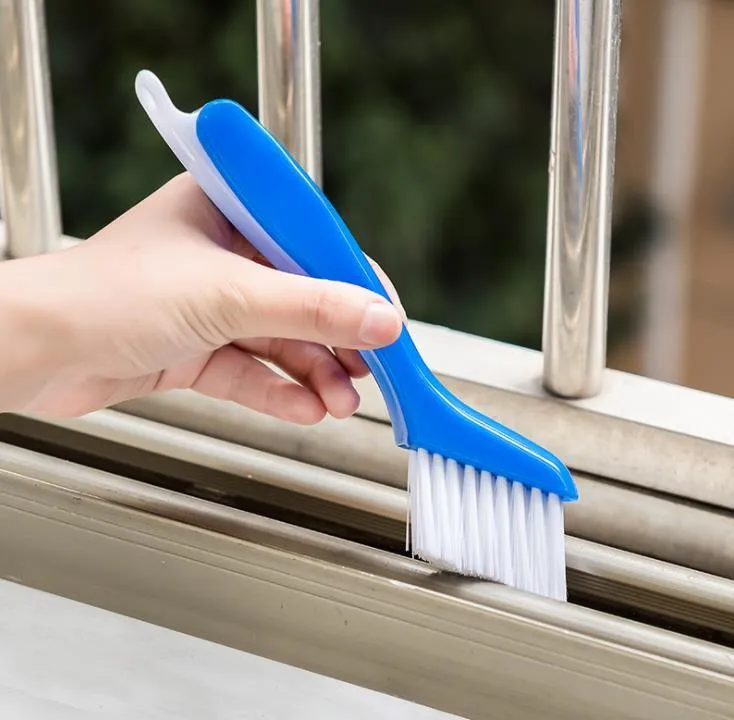 2 in 1 Multipurpose Window Groove Cleaning Brush Nook Cranny Household Keyboard Home Kitchen Folding Brushes Cleaners Tool SN2377