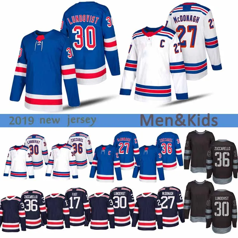 30 Henrik Lundqvist 36 Mats Zuccarello Hockeytröjor 27 Ryan McDonagh 93 Mika Zibanejad 61 Rick Nash hockeytröjor Herr S-3XL