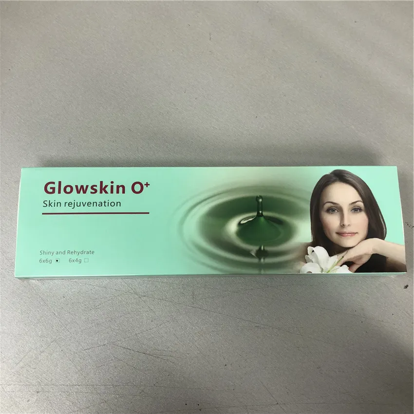 Clínica Uso de limpeza profunda Rejuvenescimento de pele e iluminação Glowskin O + Skin Care Gel e Bubbear Produto