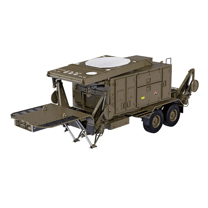 HG 1/12 U.S Radar Voertuig P804 RC Trailer 360 ° Rotatie Afstandsbediening Auto Kit Model Outdoor Toys Th19823