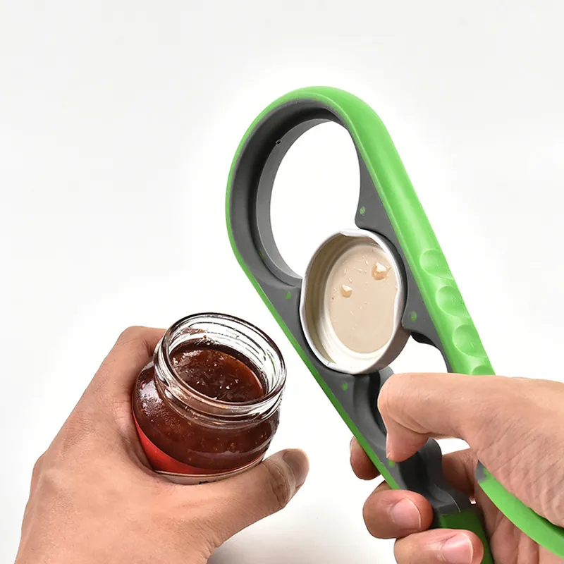 Screw Cap Jar Bottle Wrench 4 in 1 Creative Multifunction Gourd-shaped Can Opener Kitchen Tool Can Lid Screw Opener Bottle VTKY2216
