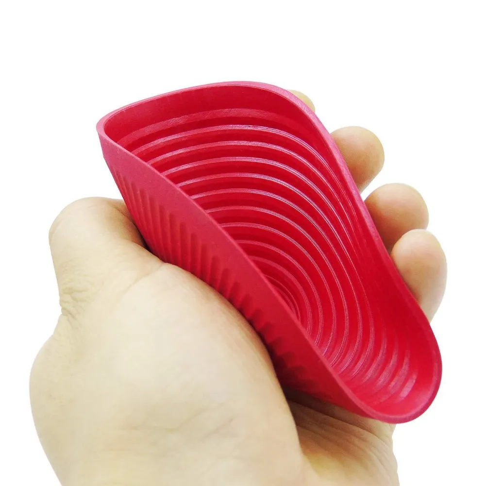 Silicone Jar Opener Gripper Pad - 3Pcs Nonslip Bottle Rubber Red
