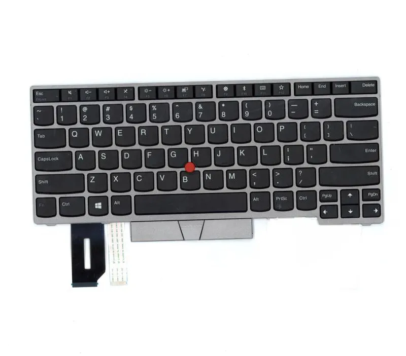 Lenovo thinkpad의 새로운 기능 미국 영어 키보드 t480s e480 l380 l380 요가 l390 백라이트 없음 teclado 01yn300 01yn380