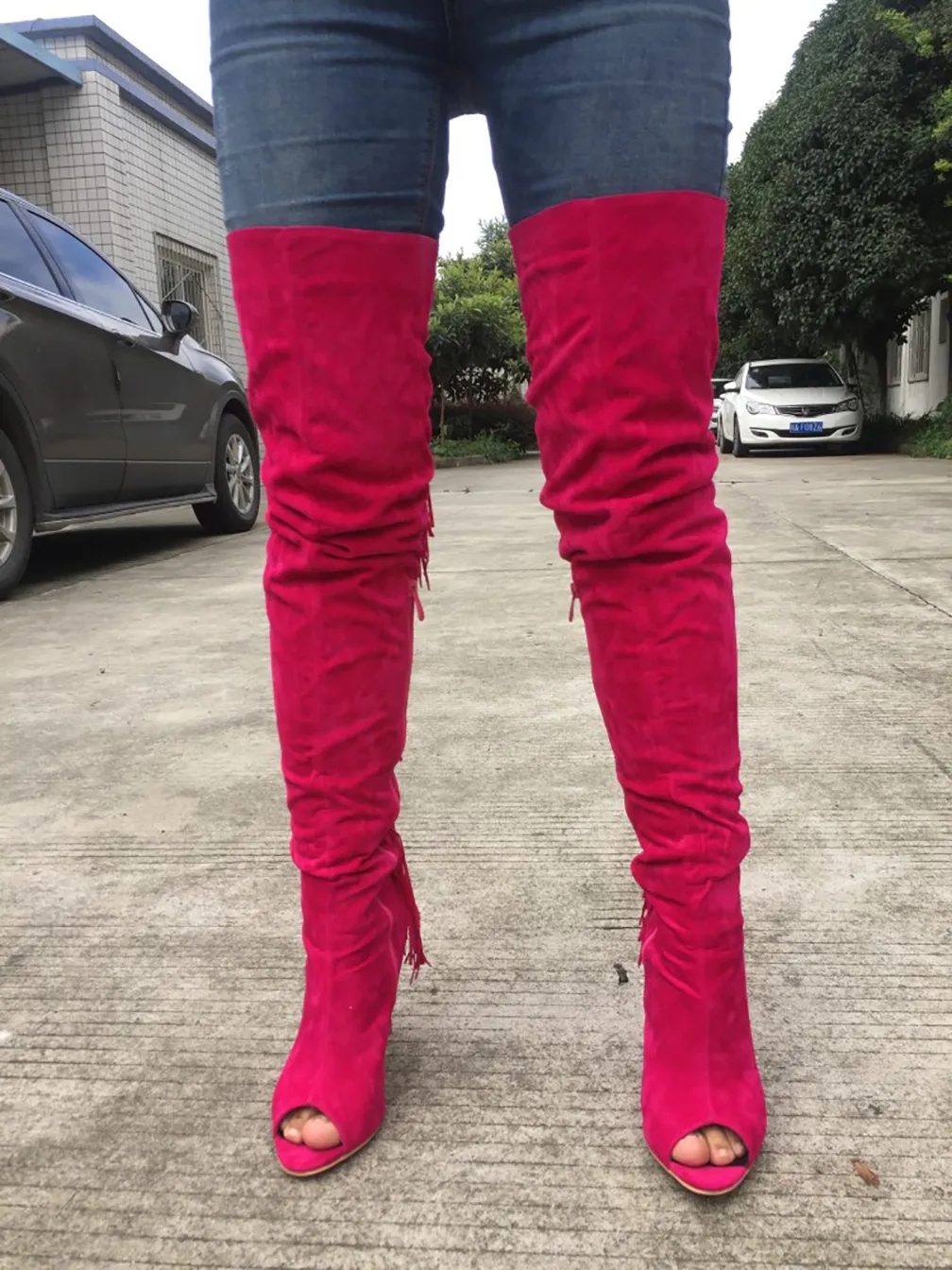 Thigh high boots outfit club clearance