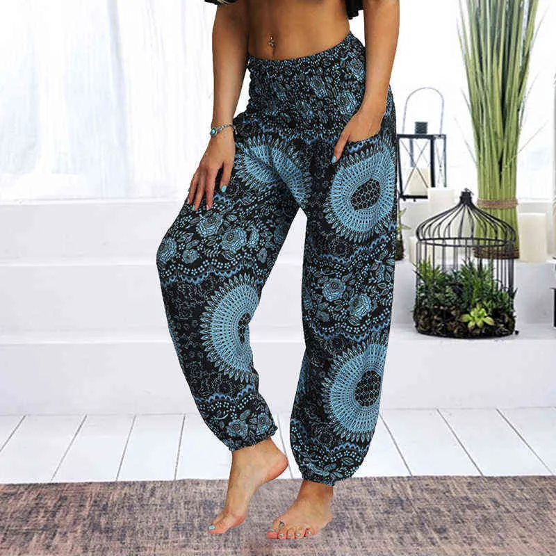 Buy Women's Abstract Graphic Vintage Hippy Harem Pants For Dance Unisex  Boho pants – Enimane