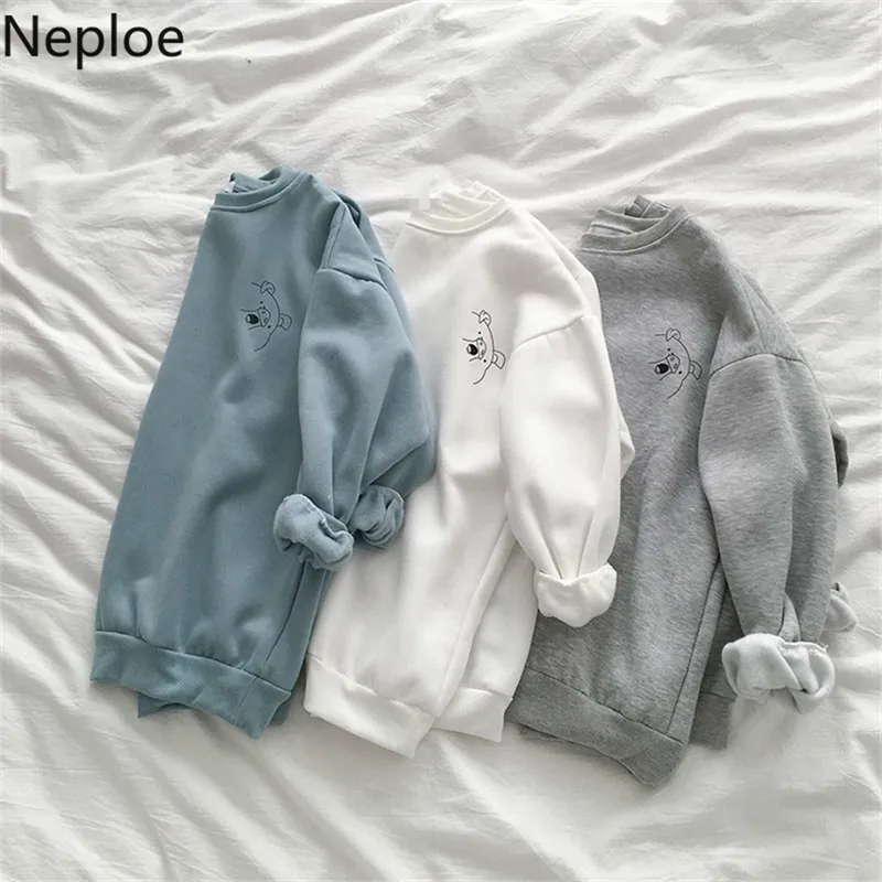 Printed O-Neck Long Sleeve Plus Velvet Sweatshirt Printed O-Neck Long Sleeve Plus Velvet Sweatshirt