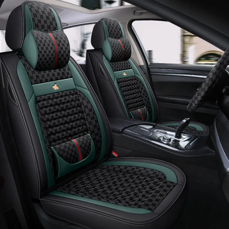 Stylish PU Leather Carxs Seat Covers For Audi A3/A4/B6/BA8/Q6, A5/QB7 Flax  Stitching Style Interior Protector From Lshl520, $126.41