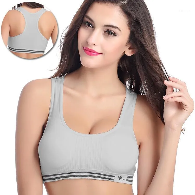 Vêtements de gymnastique Explosion dos en forme de I sans anneau en acier soutien-gorge de sport décontracté course Yoga fille étudiant sous-vêtements1