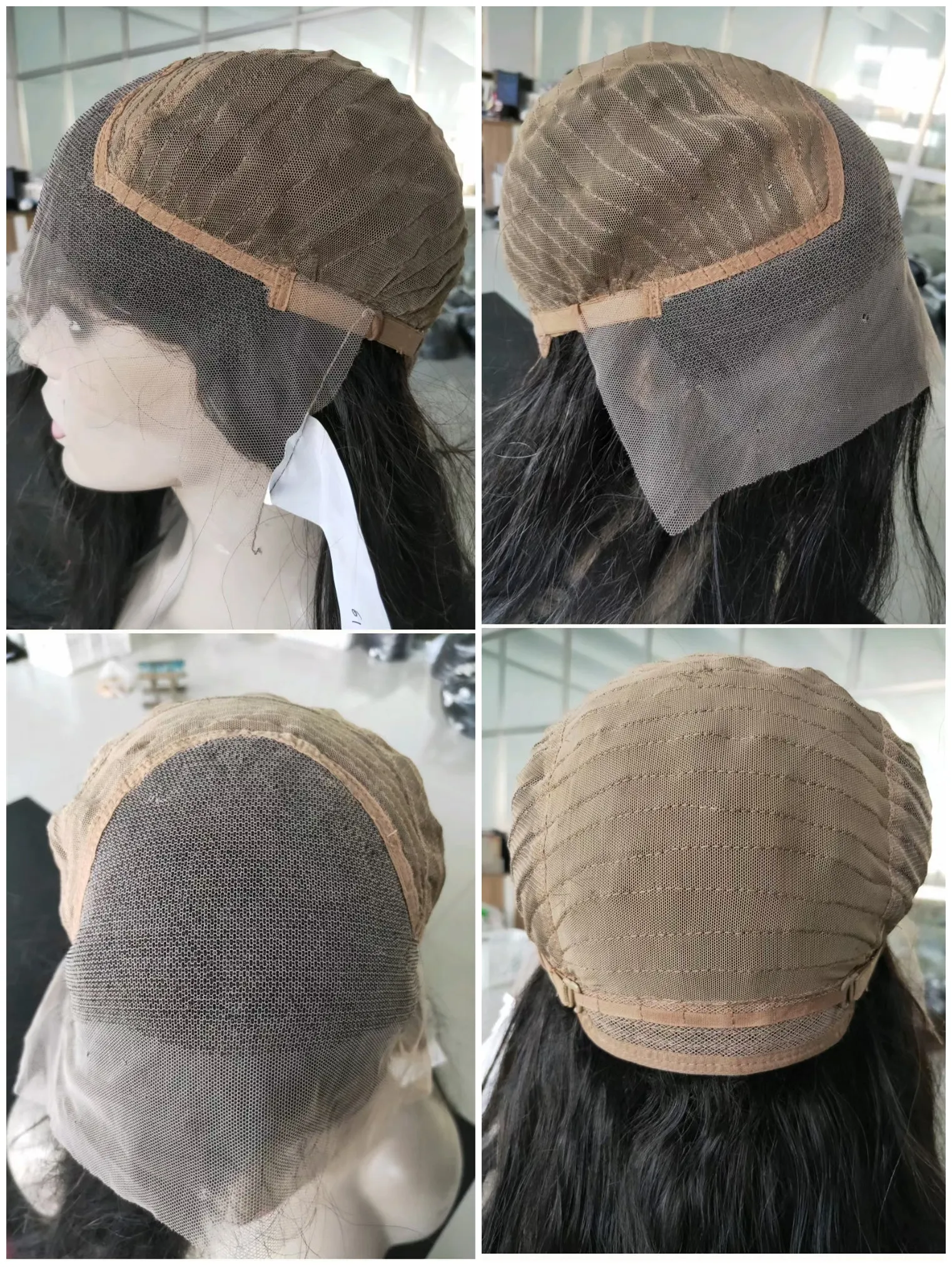 Inside of lace front wig top