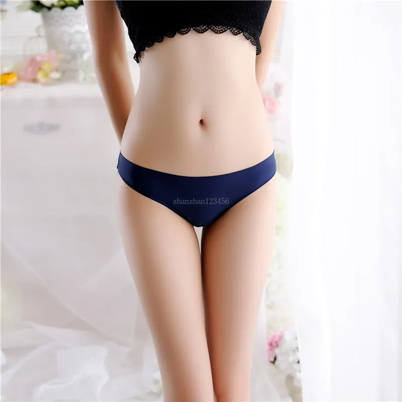 Invisible Seamless G String Panties For Women, Breathable Low Waist Ice  Silk Bikini Panties Briefs, T Back Thongs From Shanshan123456, $2.28