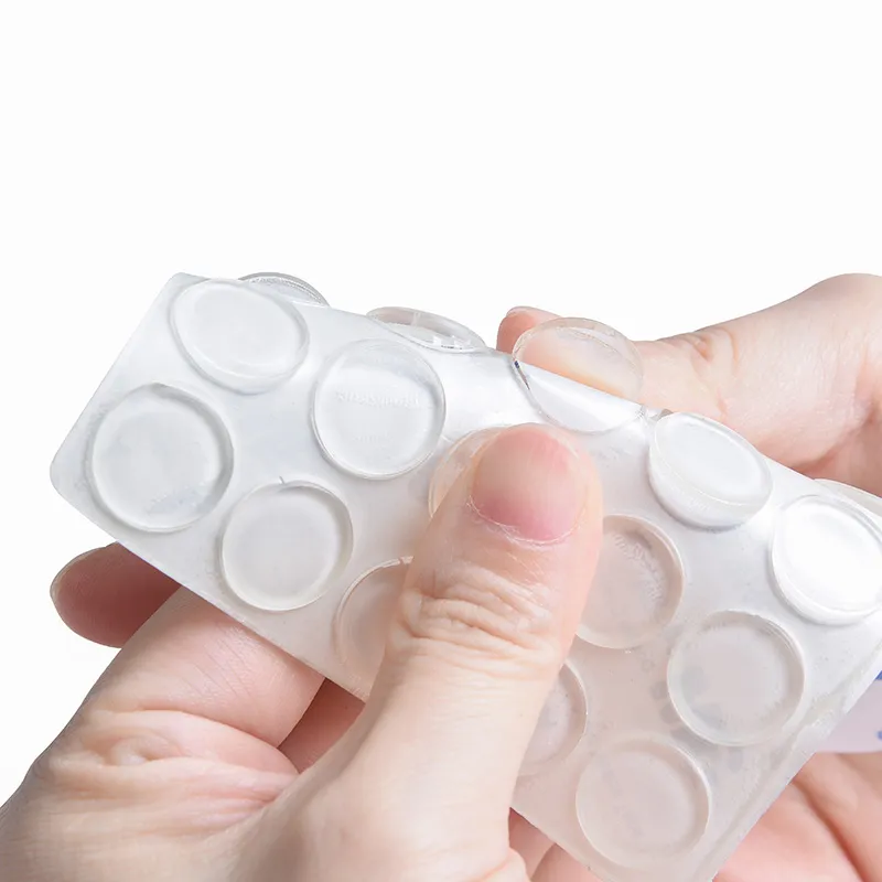 Doorzichtige rubberen voetjes bumperpads zelfklevende bufferpads kast deurbumpers geluidsdempende pads voor familiedeur keuken badkamer kantoor, 8 x 4 mm 50 stuks