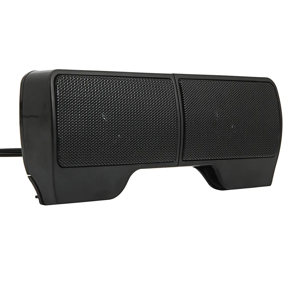 Wall Mounted Laptop External Speakers Black USB High Grade Speaker