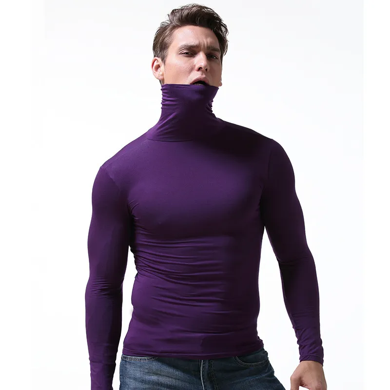 Compra Tallas Grandes De Algodón Ropa Interior Térmica Hombre Elástico Alto  Collar Largo Johns Tops Tortuga De Tortuga Manga Larga Camiseta Camisetas  Camisetas 2533 X1229 Barato | Entrega Rápida Y Calidad | Es.Dhgate