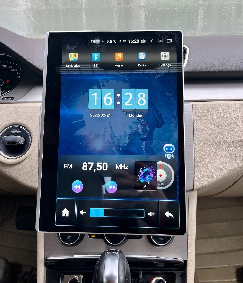 Estéreo Android para coche universal con pantalla IPS, radio de coche de 10  pulgadas 2 DIN con Carplay/Android Auto/Bluetooth/navegación GPS/control