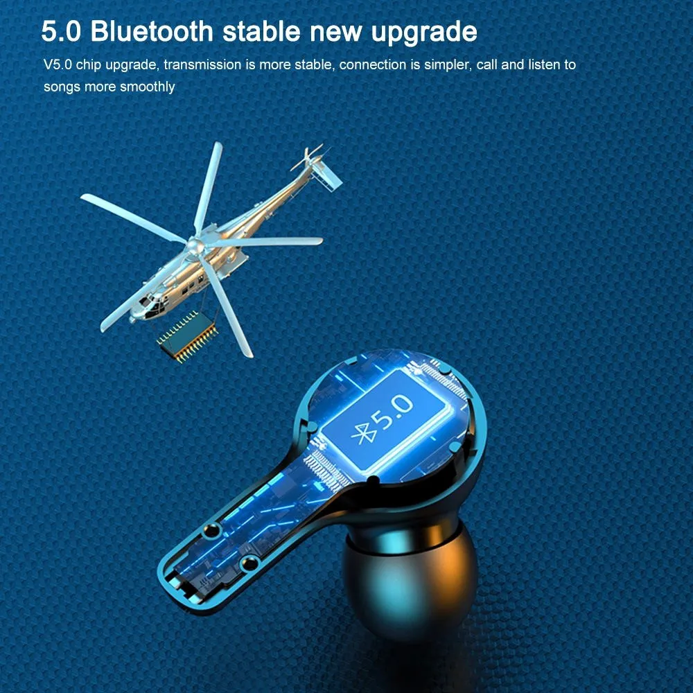 R3 TWS Bluetooth Earphones V50 Binaural True Wireless Headphones