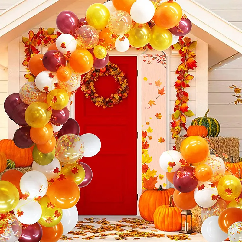 Conjunto de globos para fiesta de cumpleaños, cadena de globos de varios estilos, suministros de decoración para arreglos de boda, globos