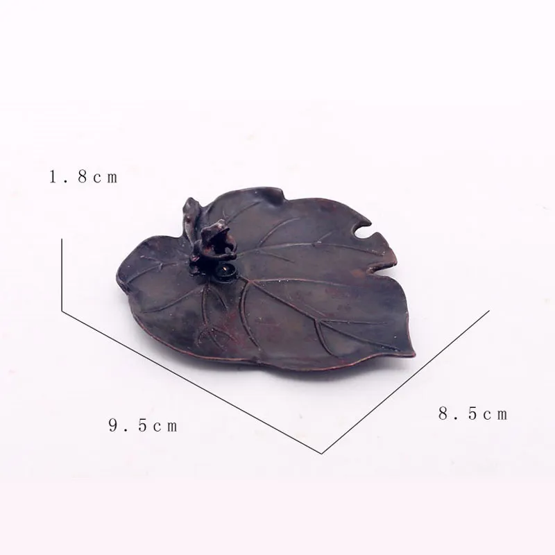 Pipihome Porta bastoncini di incenso a forma di rana, con bastoncini di incenso, supporto in ceramica per cenere divertente rana ornamento decorazione per la casa, per yoga, meditazione, casa, ufficio