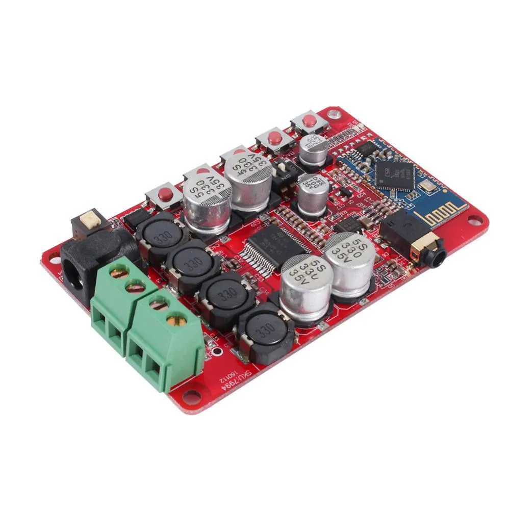 2021 new Wireless Bluetooth 4.0 Audio Receiver Power Amplifier Board Module with AUX input and Switch Function Free