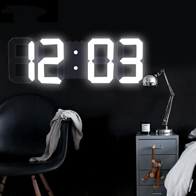 Reloj despertador de mesa numeros legibles grandes — LST