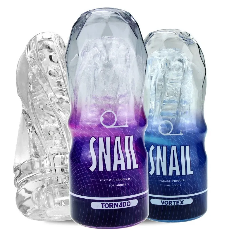 Male Masturbation Toy Transparent Snail Aircraft Cup Glans Exercise  Masturbation Cup Men's Toys Adult Erotic Sex Supplies Y201118 from Dhgate  Masturbators