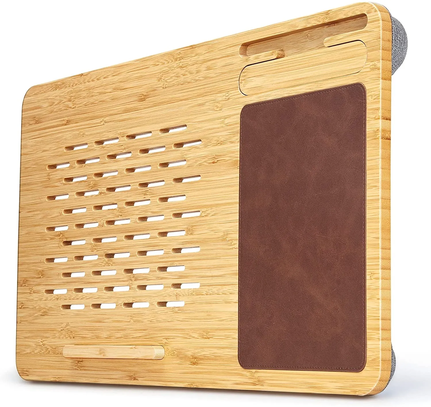 Laptop Stand For Sofa,Portable Lap Laptop Desk With Pillow Cushion, With Anti-Slip Strip & Storage Function, Laptop Desk Built In Slot Mouse Pad Wrist Pad For Computer,Easy To Carry On The - View #11