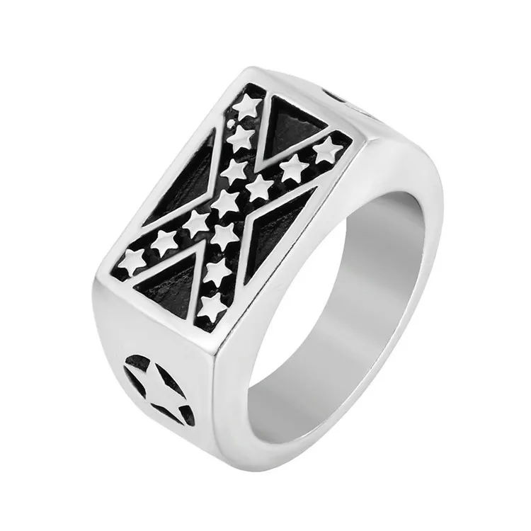 Men's Black Stainless Steel Ring | Classy Men Collection