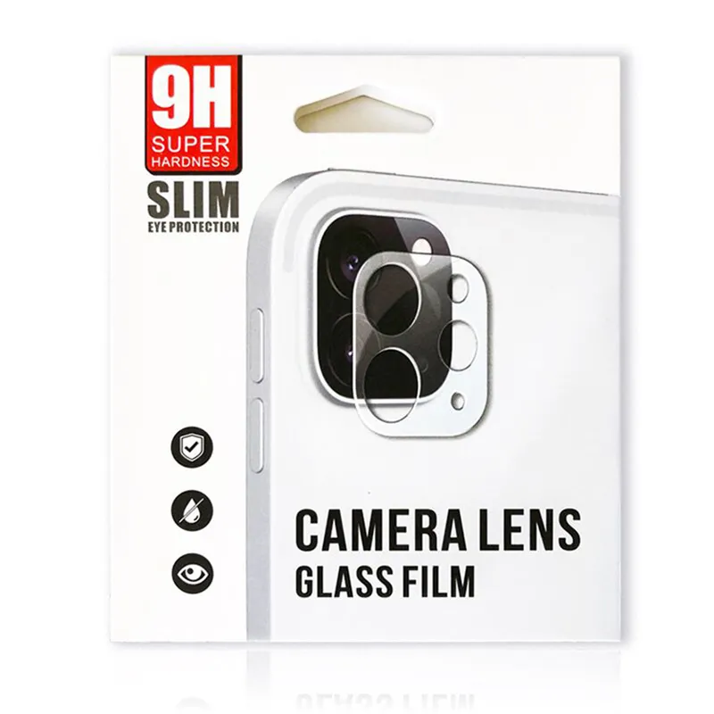 Kameraobjektiv schützendes gehärtetes Glas für iPad Pro 2020 Back-Kamera-Glasfilm für iPad Pro 12.9 11 Objektivgehäuse mit Paket
