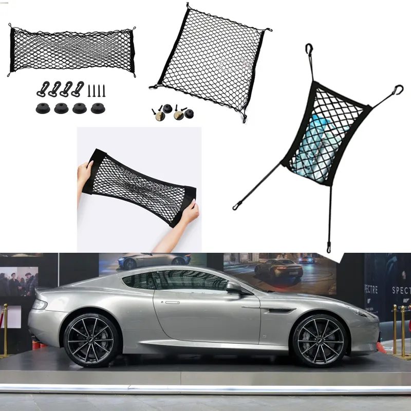 Dla Aston Martin DB9 Samochód samochodowy samochód czarny tylny bagażnik bagażowy bagażowy magazyn pionowy nylon zwykłej siedzenia