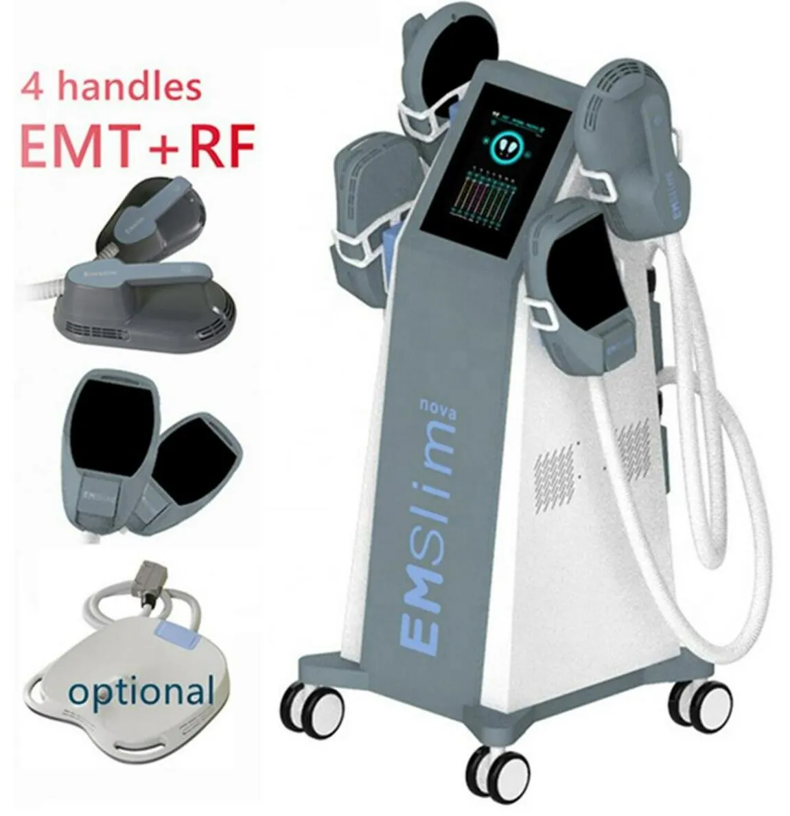 고품질 Emslim 네오 RF 하이 엠트 슬리밍 근육 건물 기계 EMS 전자기 근육 자극 지방 굽기 Hienmt 조각 아름다움 장비