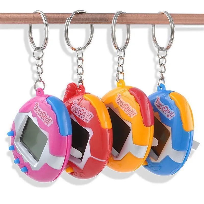 Brinquedos de estimação eletrónica brinquedos tamagotchi Digitas animais de estimação vintage jogo retro casca de ovo virtual animal de estimação cyber brinquedo crianças novidade presente engraçado para crianças misturadas cores