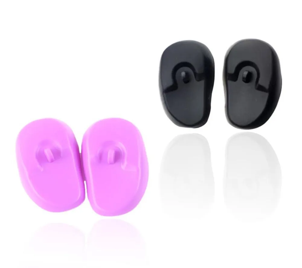 10 Paar schwarze Kunststoff-Ohrenschutz-für Friseure, Färben B