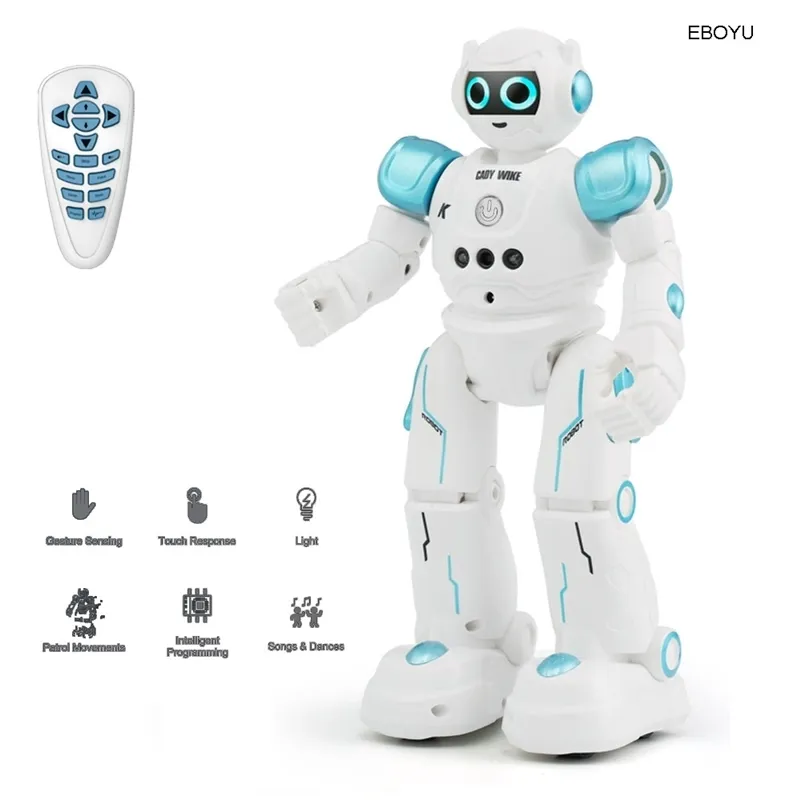 JJR/C JJRC R11 Cady Wike Intelligent RC Robot Remote Control Programmable Gesture Sensor Music Dance Toy for Kids 201211