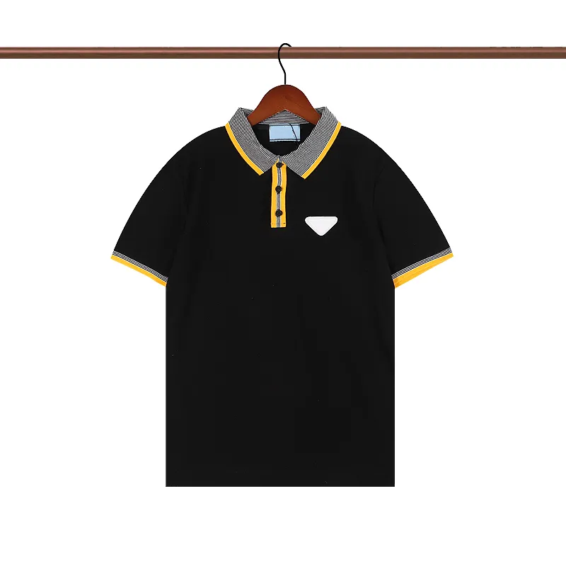 2022 luxury brand mens designer polo T shirt summer fashion breathable short-sleeved lapel casual top Men`s Polos Lapel T-shirt Short sleeve polo