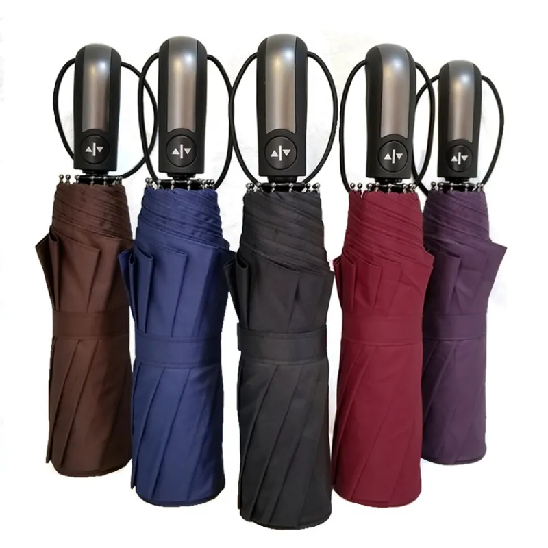 Nouvel été échéant automatique de pluie parapluie de pluie femme hommes 3 pliage lumière et durable Umbrellas forts enfants pluie ensoleillée