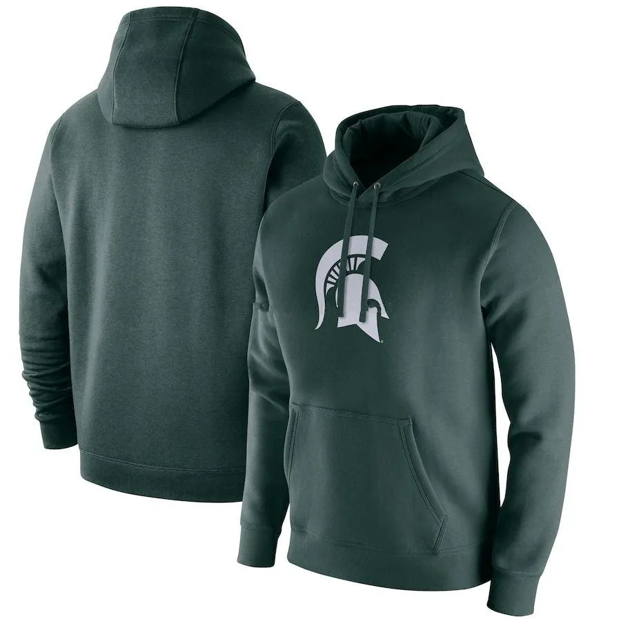 Spartans Mens Hoodie Bluza Wolverines z długim rękawem Sweter Sweter CCC