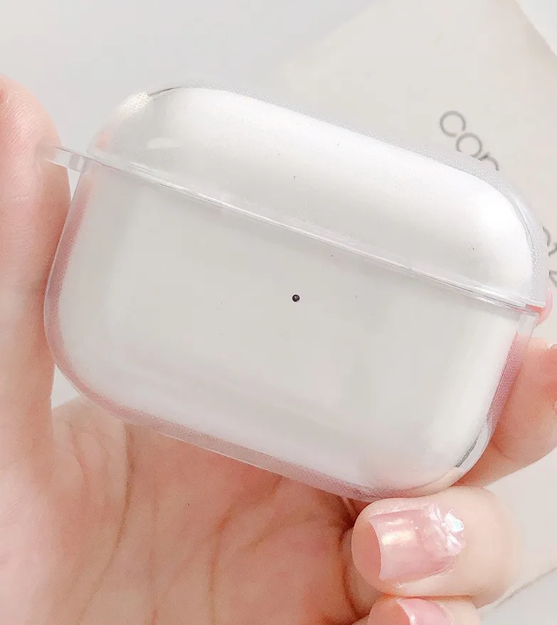 شفافة واضحة 1.8 ملليمتر tpu لينة سماعة حامي حالة الغطاء عن airpods الموالية 1 2 3