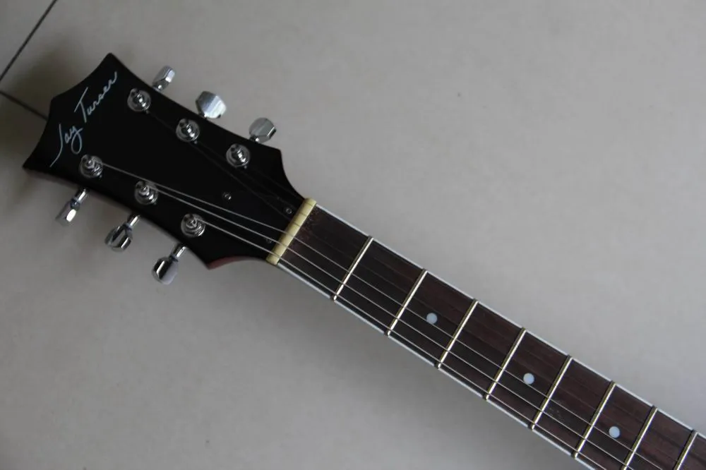 Jay Tuers Sunburst Semi Hollow Electric Guitar  From Young519