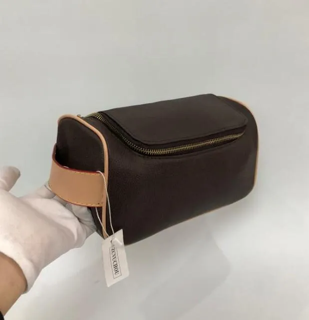 Louise Viuton Modedesigner Resetoalettväska för män äkta läder kosmetikaväskor med stor kapacitet necessär sminkväska för kvinnor vutton Crossbody viutonväska