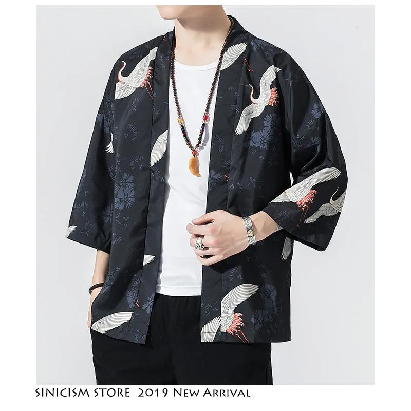 Kimono style jacket mens sale