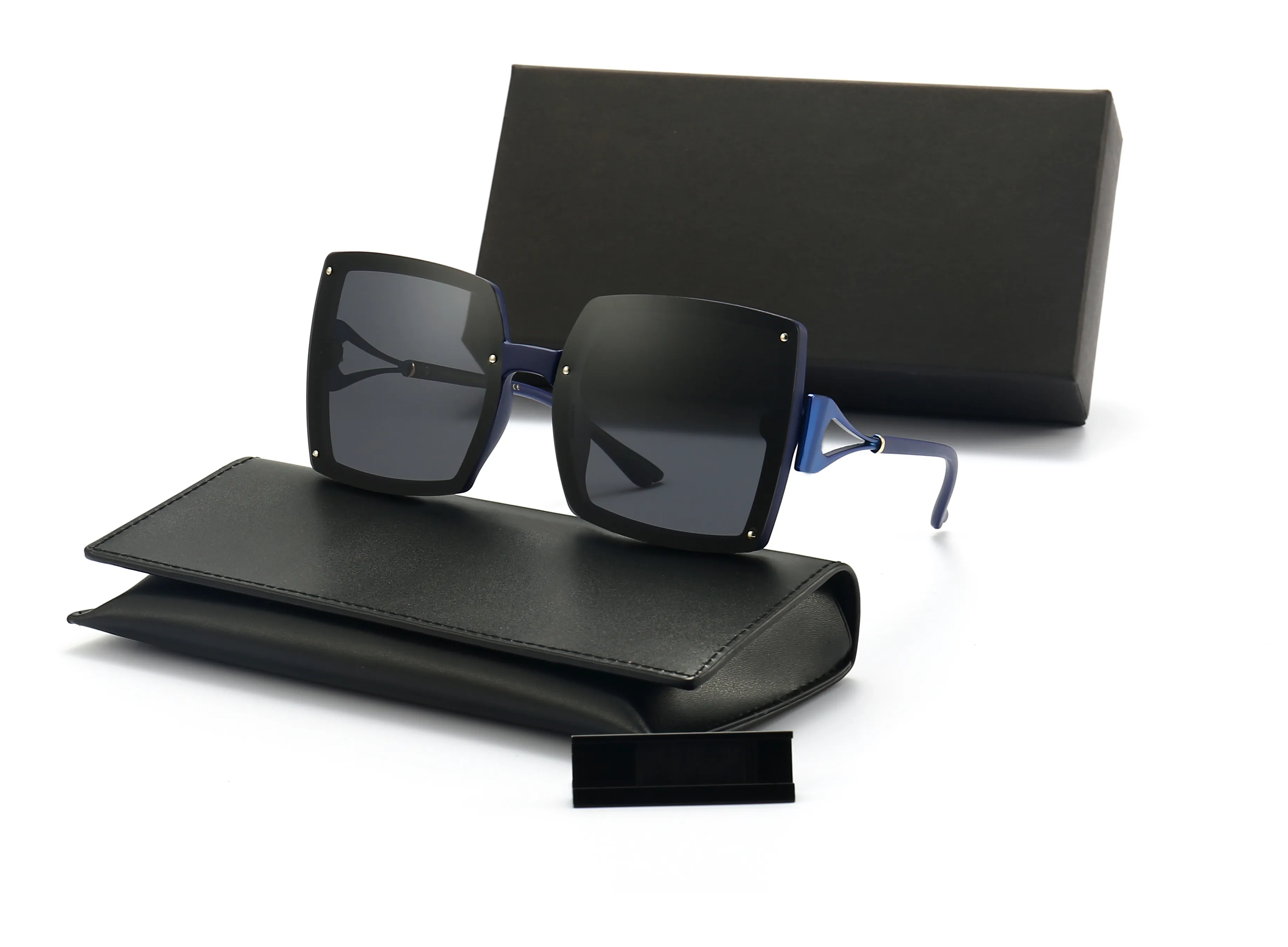 22SS Dam Designer Solglasögon Solglasögon fyrkantiga Mode Guld Ram Glas Lins Glasögon För Man Kvinna Med Original Fodral Lådor