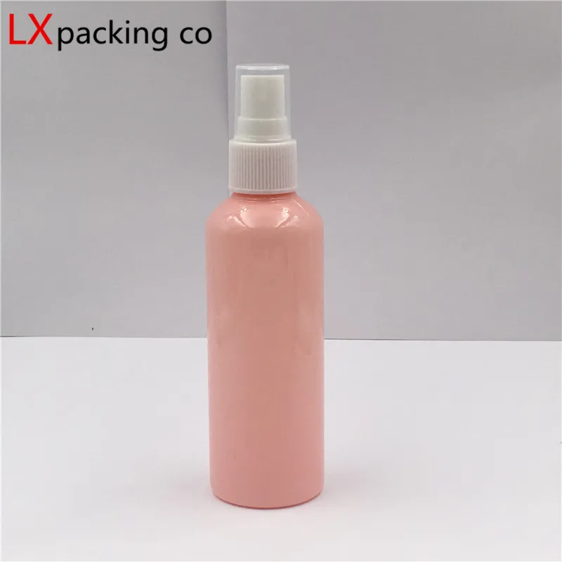 50 st 10 ml 30 ml 100 ml Rosa plastsprayflaskor Vit sprayer parfym kosmetiska behållare