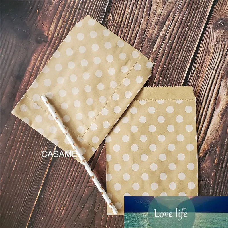 24pcs Kraft Paper Bag Love Is Sweet Treat Favor Gift Bags for Wedding Bride Shower Party Decorations