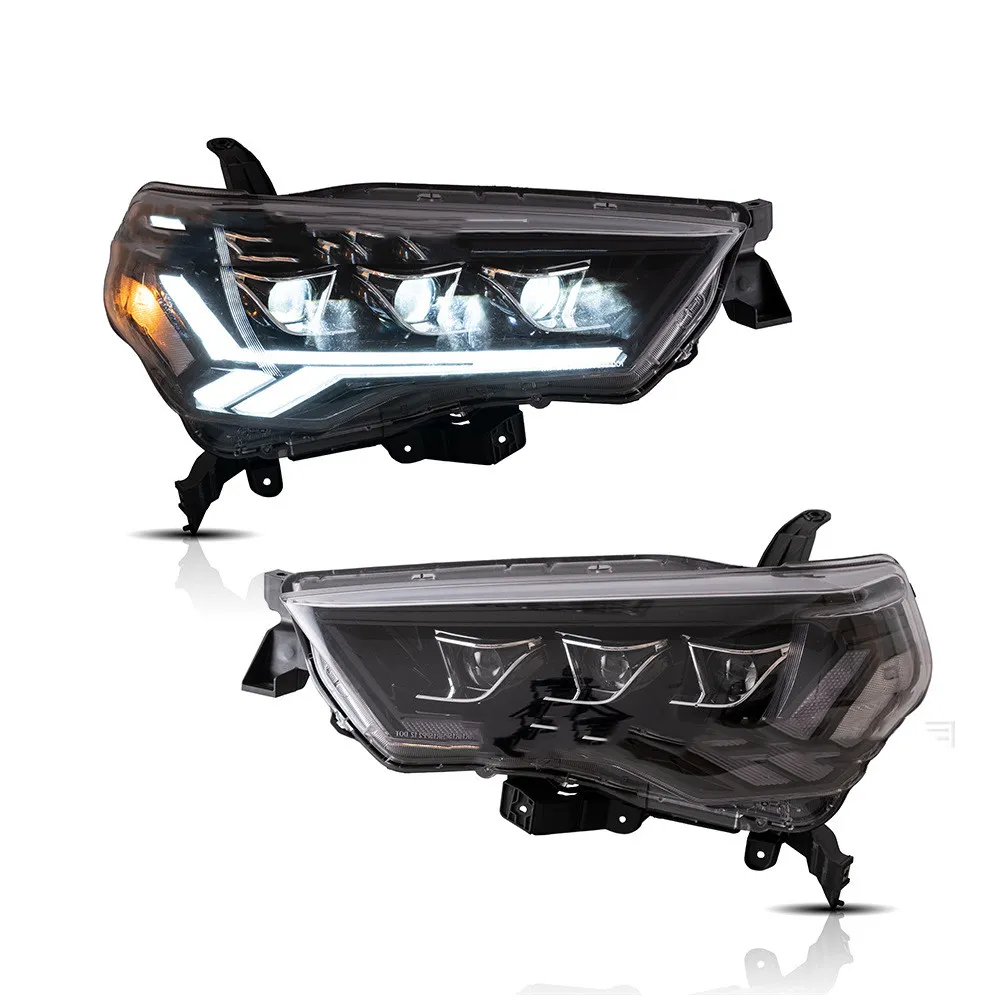 Auto Licht Voor Toyota 4 Runner Koplamp Montage Toyota 2014-2021 Full Led Lens Hoofd Lamp Dagrijverlichting + richtingaanwijzers