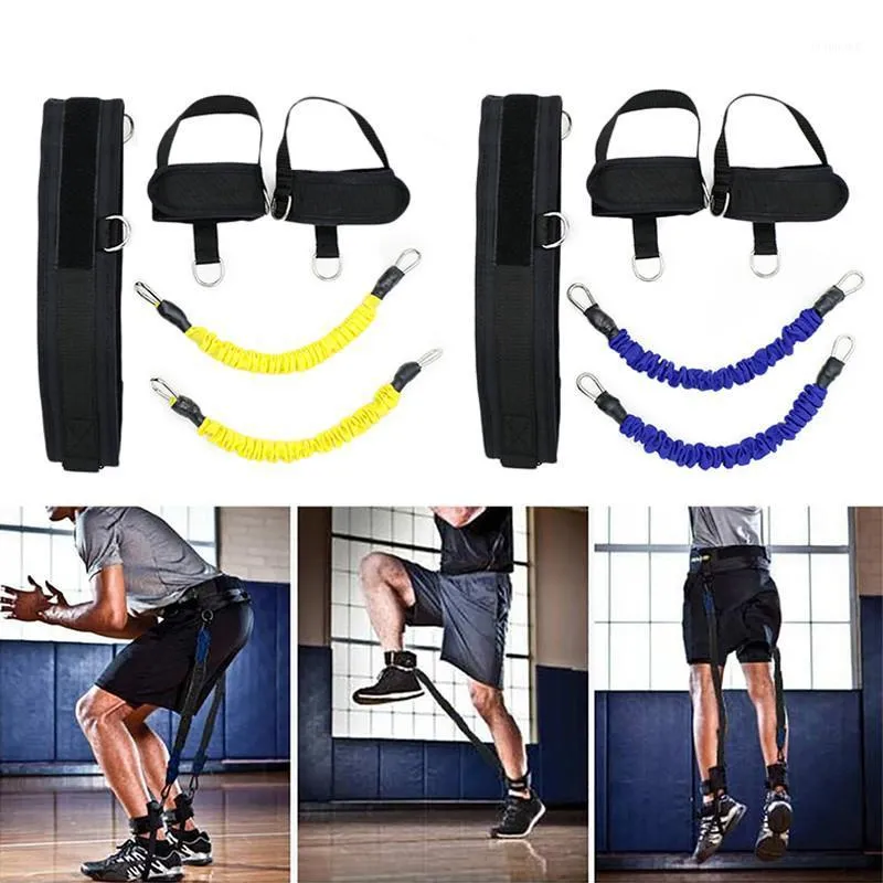 Resistance Bands Band Fitness Bouncing Trainer Rope Basketball Tennis Running Jump Leg Strength Training Agility Pull Strap Equipment1