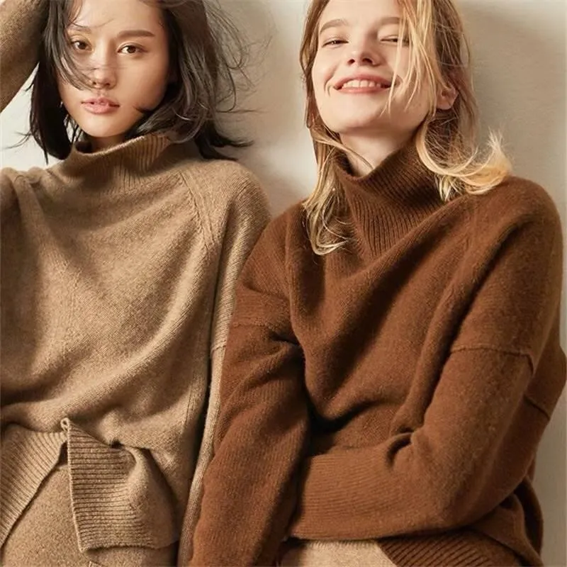 Warm sweater knitted cashmere cheap