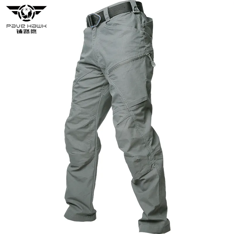 Stalker Pantalon tactique imperméable mâle Jogger Casual Hommes Pantalons Cargo Pantalons en coton Armée militaire Black Man Pant Casual Femmes LJ201104